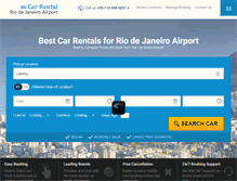 Tablet Screenshot of carrentalriodejaneiroairport.com